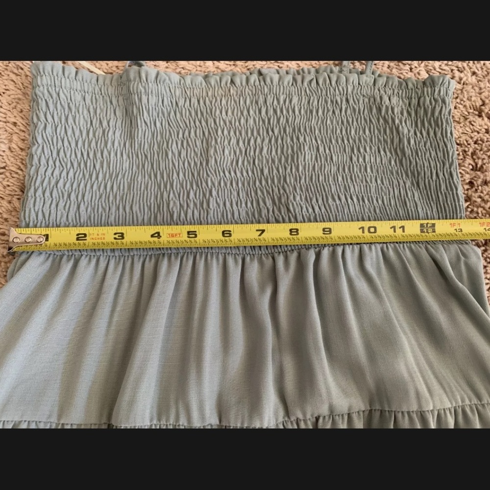 paper crane smocked sz M tank top - Picture 7 of 7